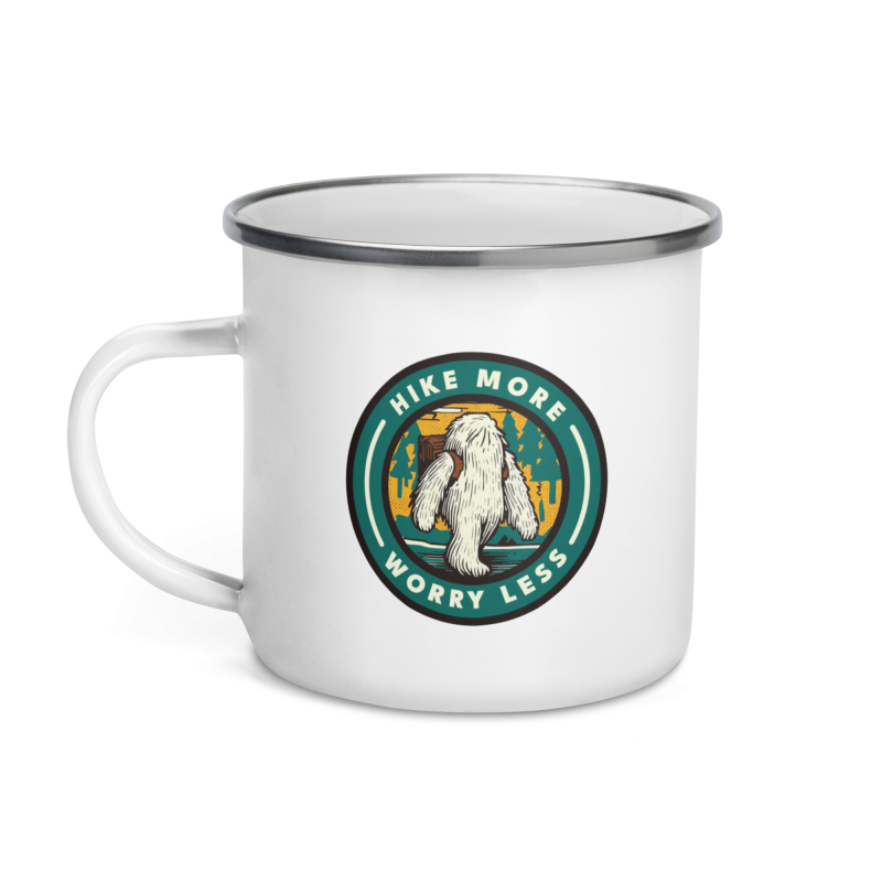 Hike More, Worry Less Camp Mug