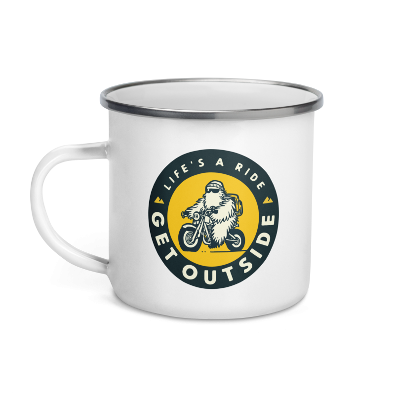 Life's A Ride, Get Outside Camp Mug