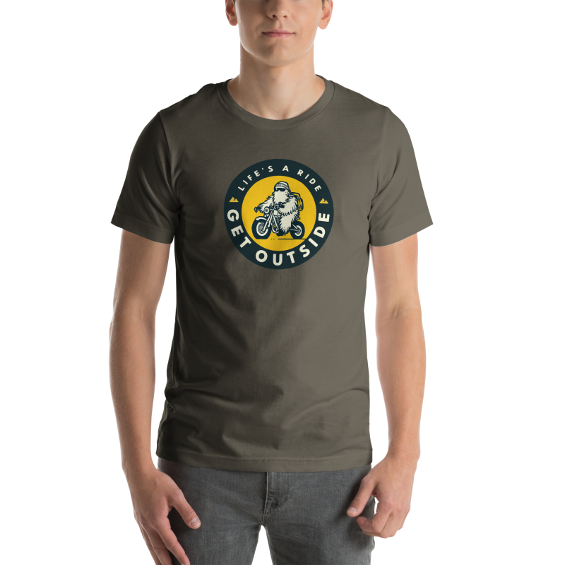 Life's A Ride, Get Outside Tshirt