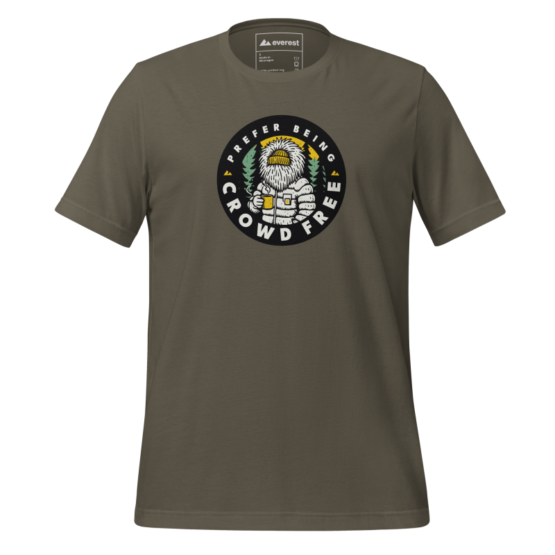Prefer Being Crowd Free Tshirt