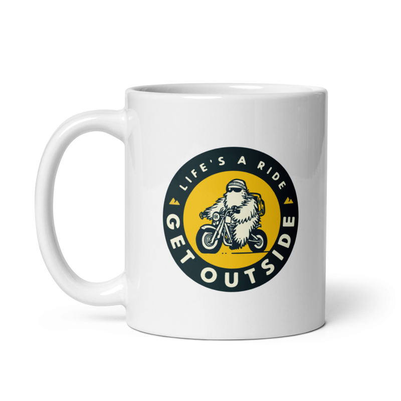 Life's A Ride, Get Outside Coffee Mug