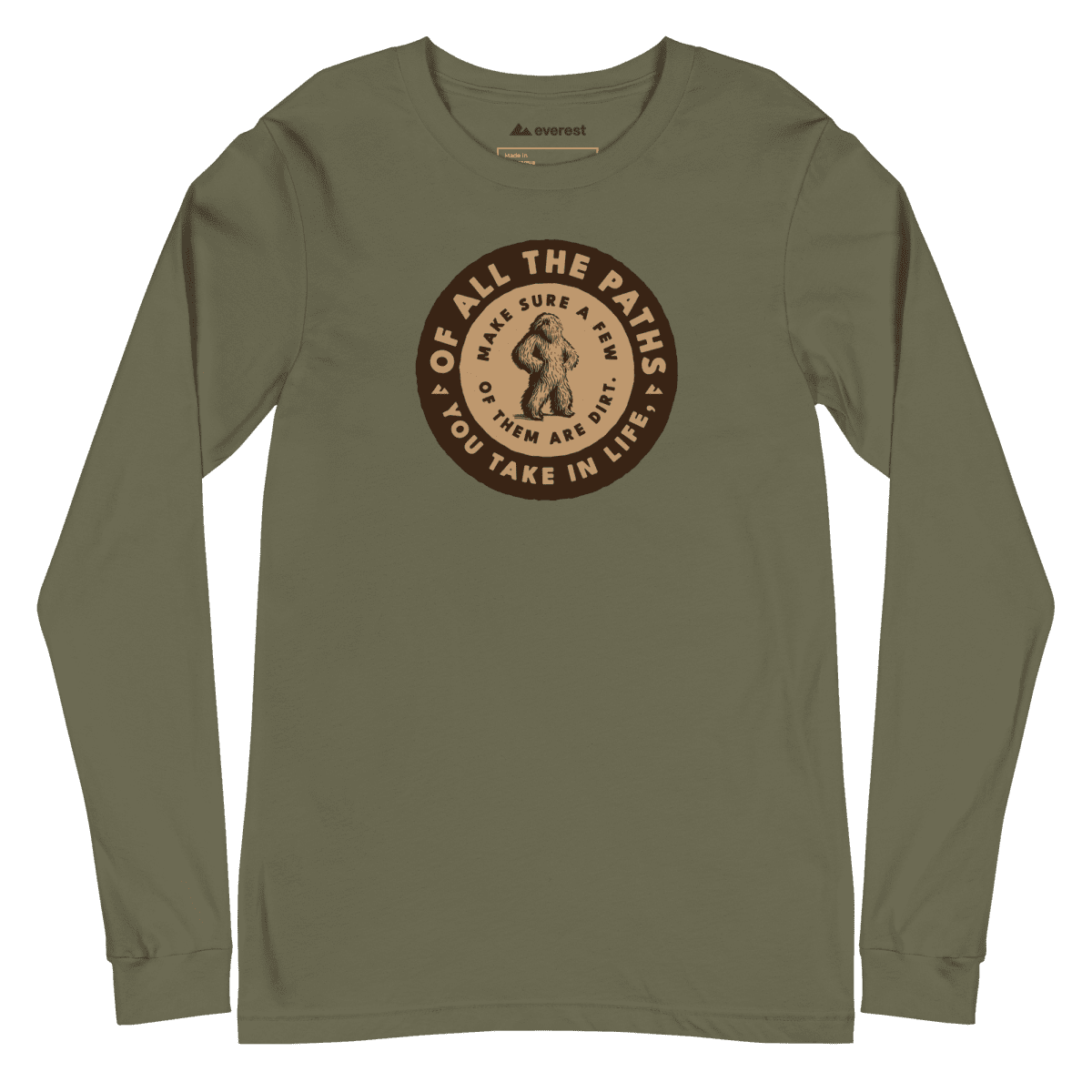 Dirt Road Path Long Sleeve T-shirt