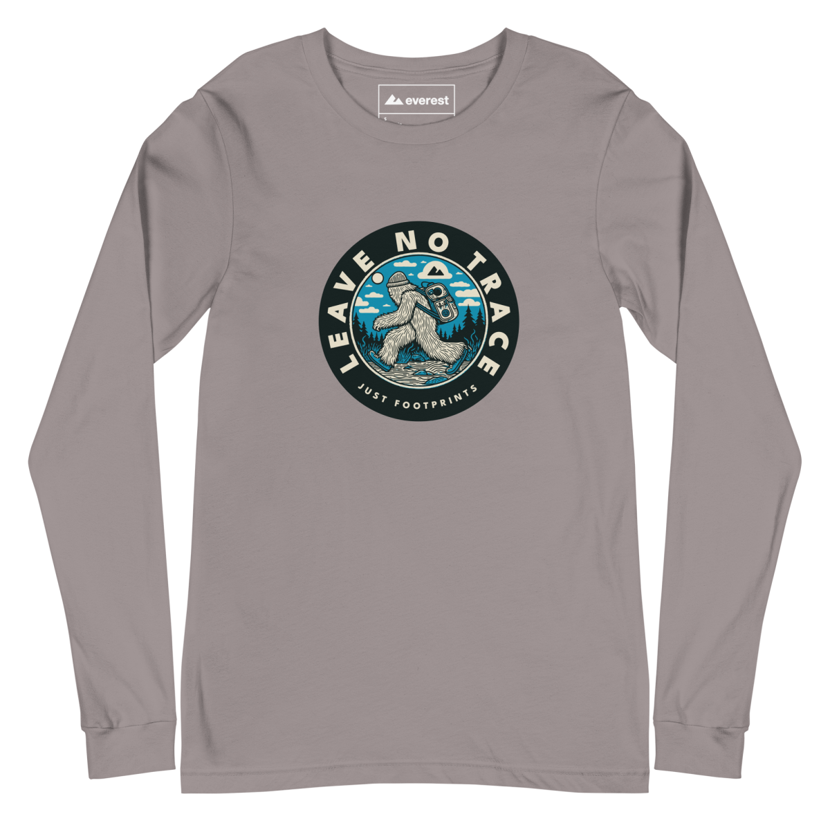 Leave No Trace, Just Footprints Long Sleeve Shirt